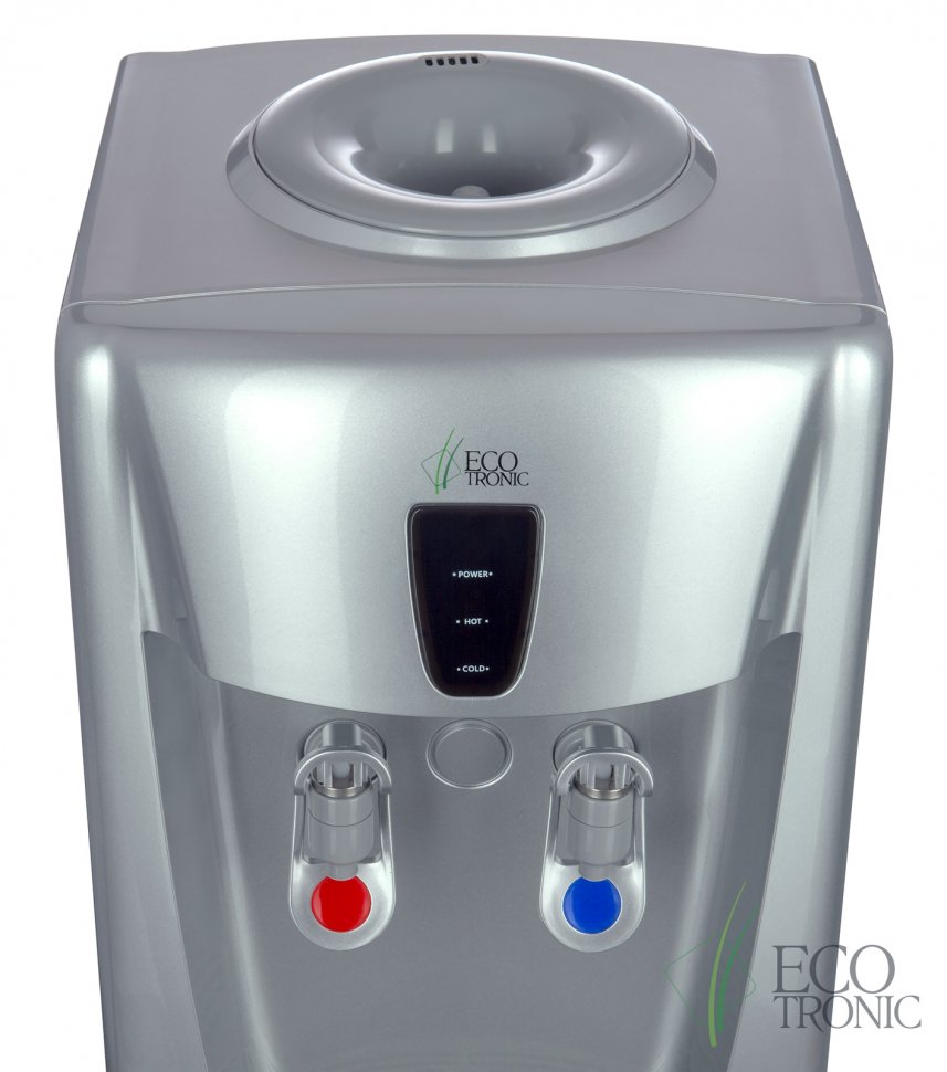 Кулер для воды Ecotronic G31-LCE Silver со шкафчиком электронный