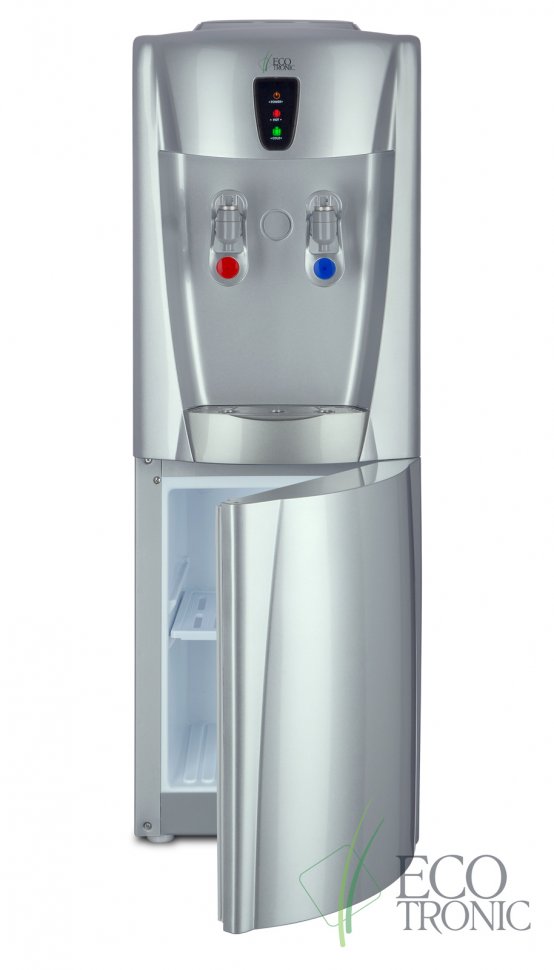 Кулер для воды Ecotronic G31-LCE Silver со шкафчиком электронный