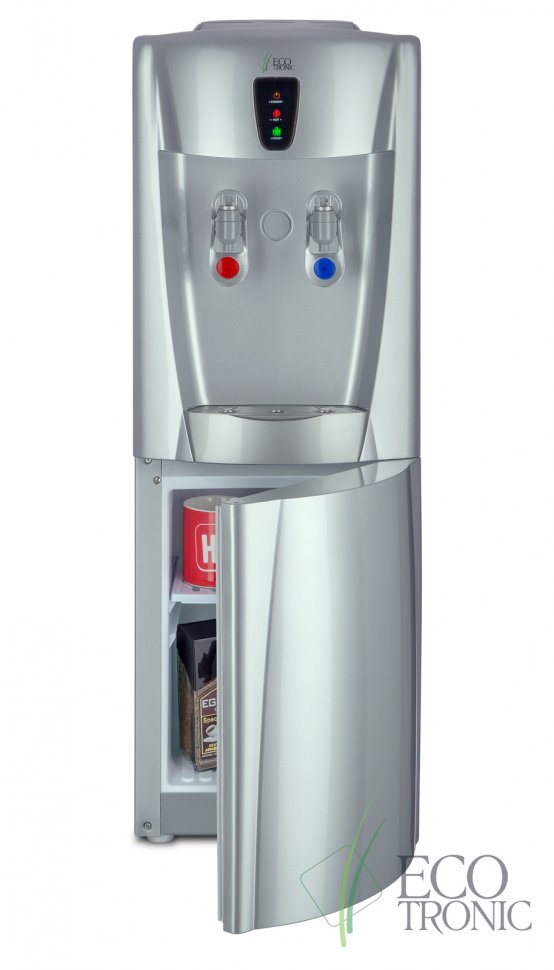 Кулер для воды Ecotronic G31-LCE Silver со шкафчиком электронный