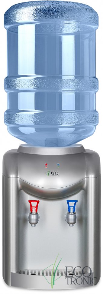 Кулер для воды Ecotronic K1-TE серебро настольный электронный