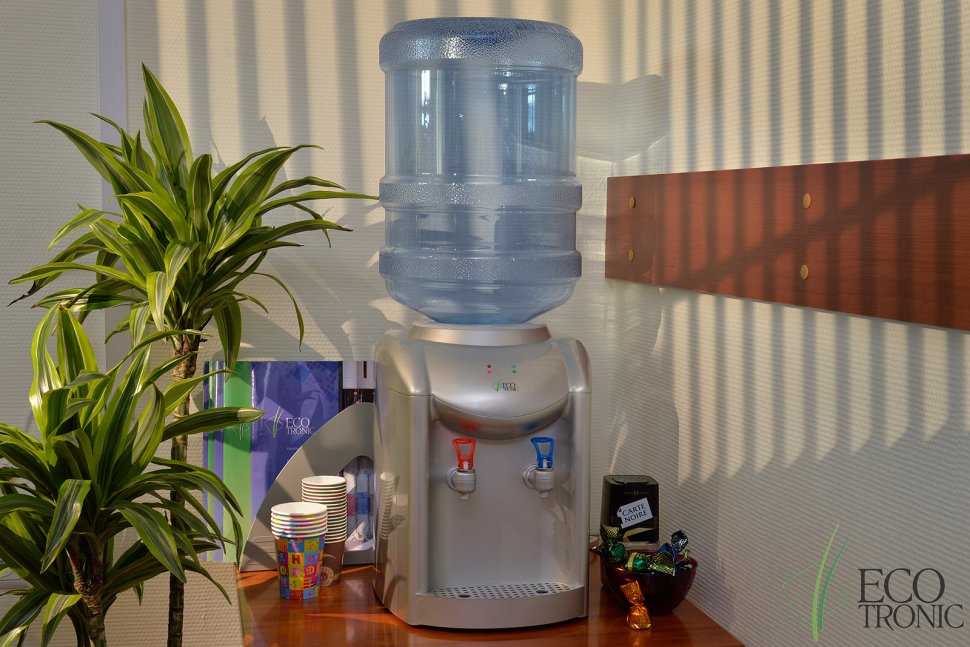 Кулер для воды Ecotronic K1-TE серебро настольный электронный