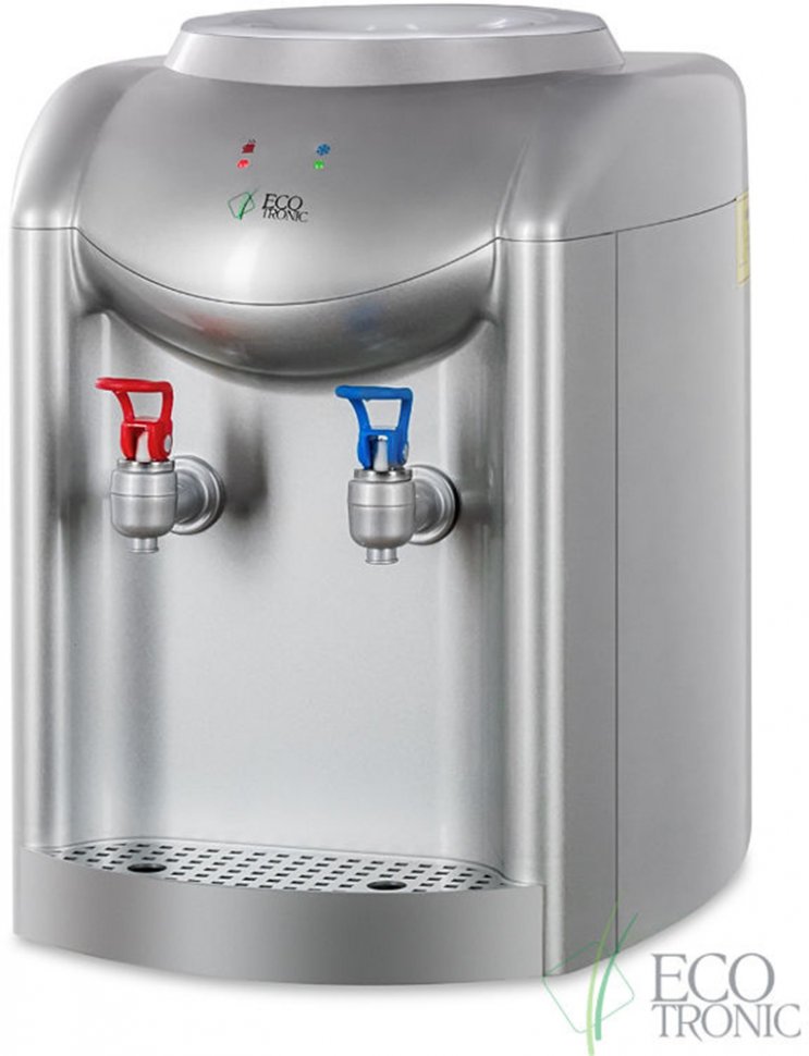 Кулер для воды Ecotronic K1-TE серебро настольный электронный