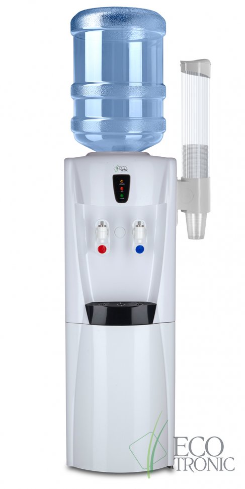 Кулер для воды Ecotronic G31-LCE White со шкафчиком электронный