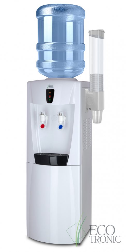 Кулер для воды Ecotronic G31-LCE White со шкафчиком электронный