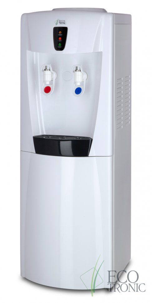 Кулер для воды Ecotronic G31-LCE White со шкафчиком электронный