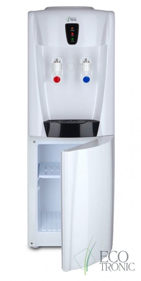Кулер для воды Ecotronic G31-LCE White со шкафчиком электронный