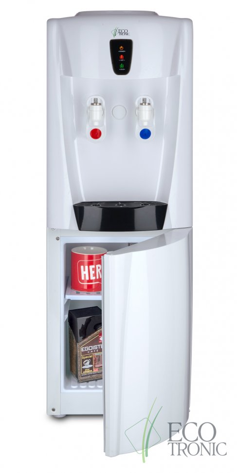 Кулер для воды Ecotronic G31-LCE White со шкафчиком электронный