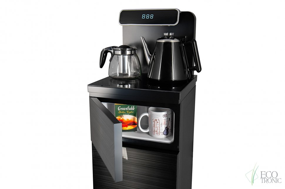 Кулер с чайным столиком Тиабар Ecotronic TB10-LNR black