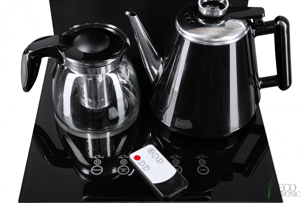 Кулер с чайным столиком Тиабар Ecotronic TB10-LNR black