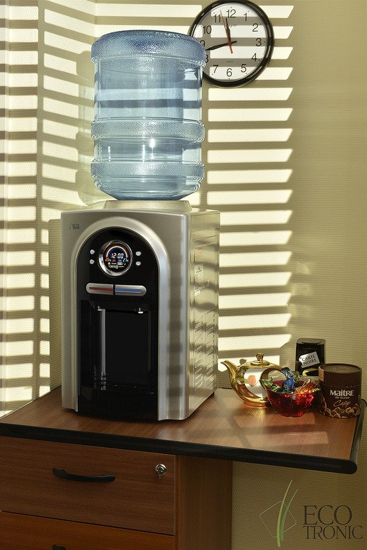 Кулер для воды Ecotronic C2-TPM Black настольный компрессорный
