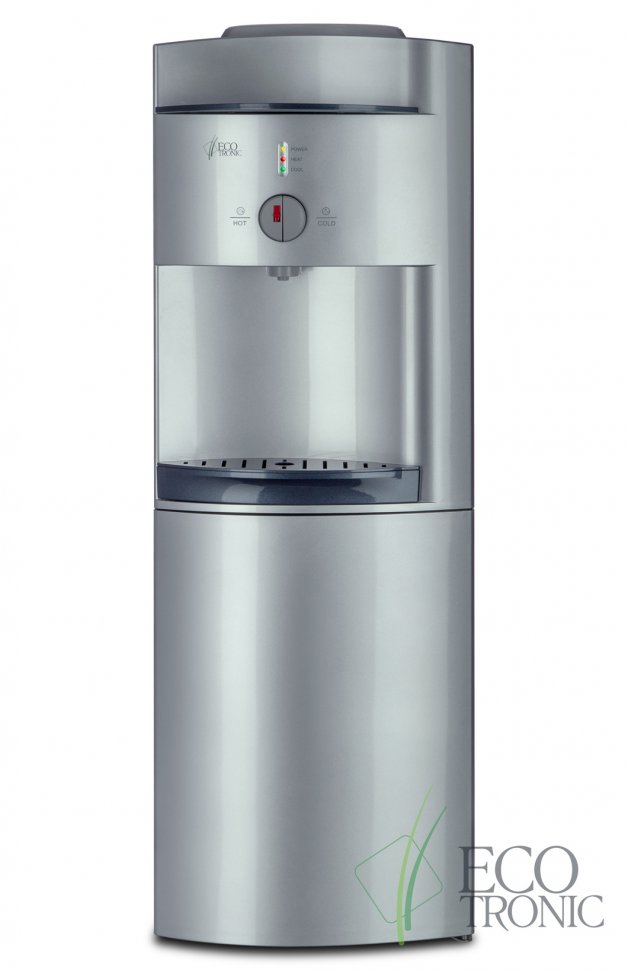Кулер для воды Ecotronic G41-LCE Silver со шкафчиком электронный