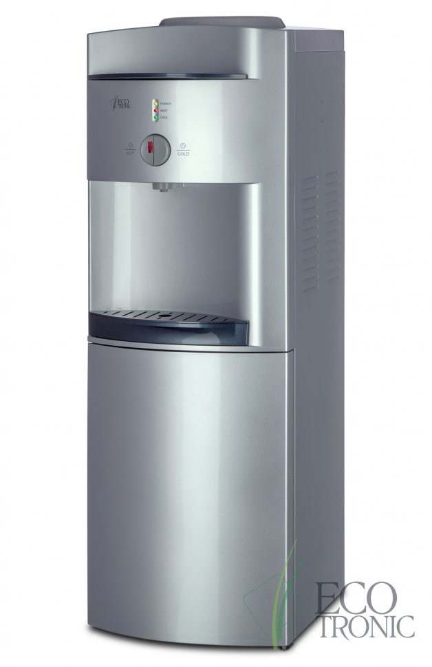Кулер для воды Ecotronic G41-LCE Silver со шкафчиком электронный
