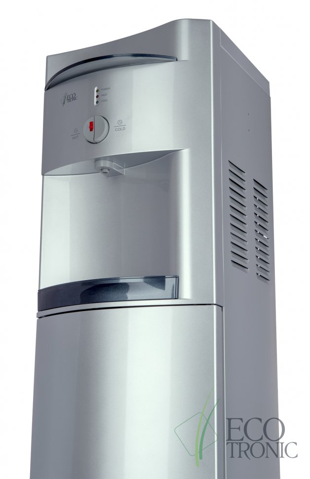 Кулер для воды Ecotronic G41-LCE Silver со шкафчиком электронный