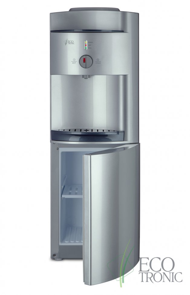 Кулер для воды Ecotronic G41-LCE Silver со шкафчиком электронный