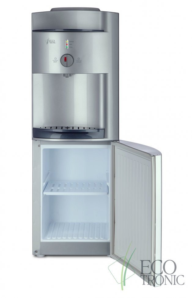 Кулер для воды Ecotronic G41-LCE Silver со шкафчиком электронный
