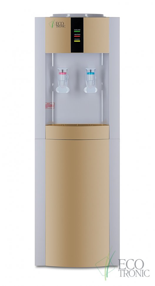 Кулер для воды Ecotronic H1-LCE Gold со шкафчиком электронный