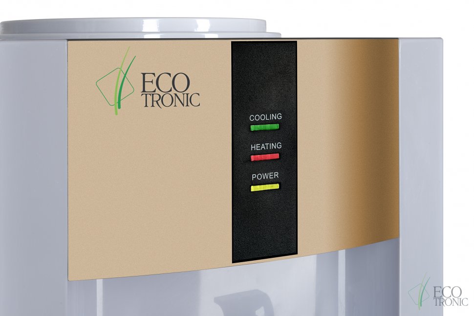 Кулер для воды Ecotronic H1-LCE Gold со шкафчиком электронный