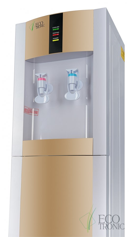 Кулер для воды Ecotronic H1-LCE Gold со шкафчиком электронный