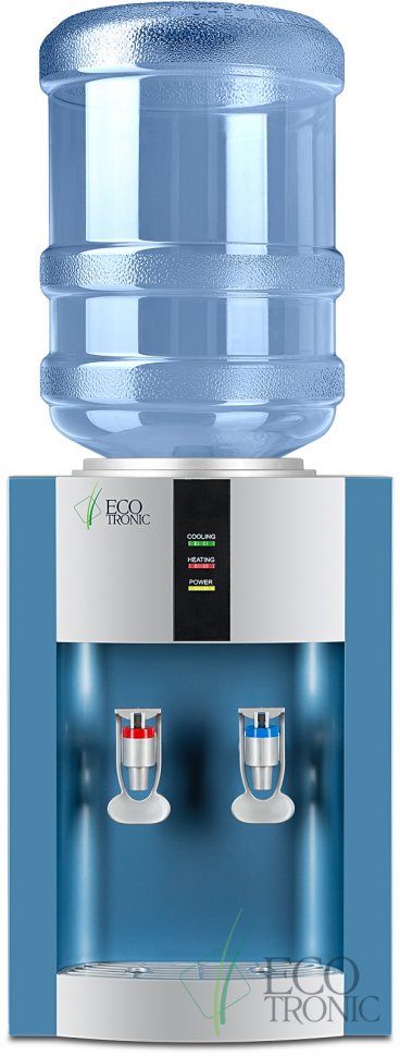 Кулер для воды Ecotronic H1-TN Blue настольный без охлаждения