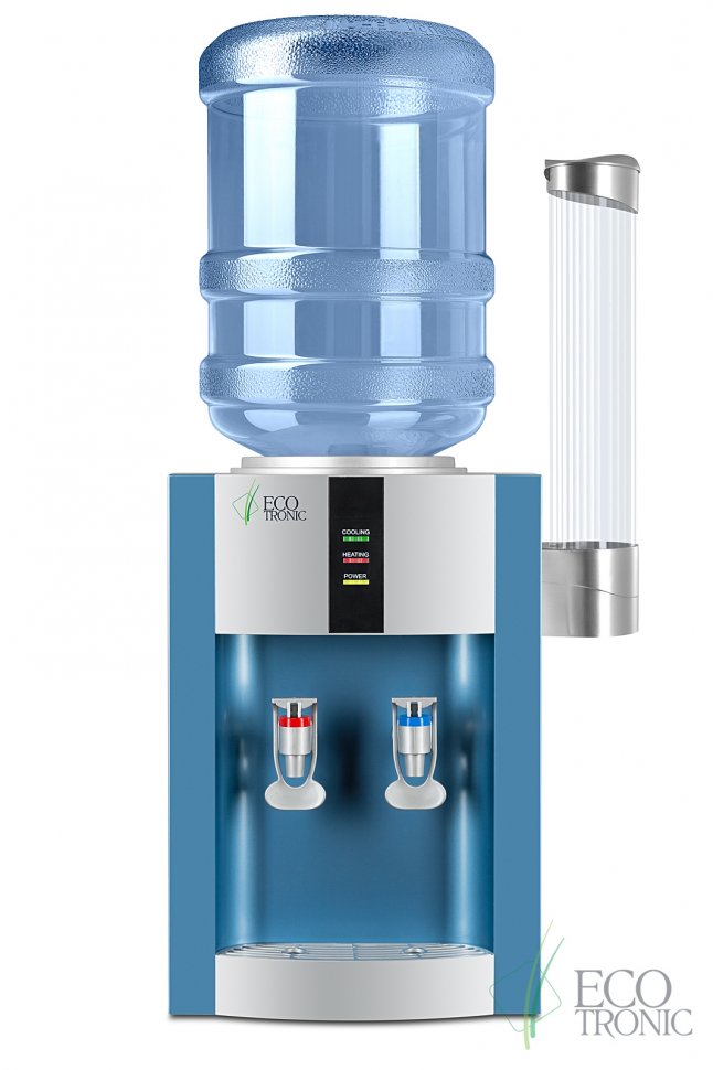 Кулер для воды Ecotronic H1-TN Blue настольный без охлаждения