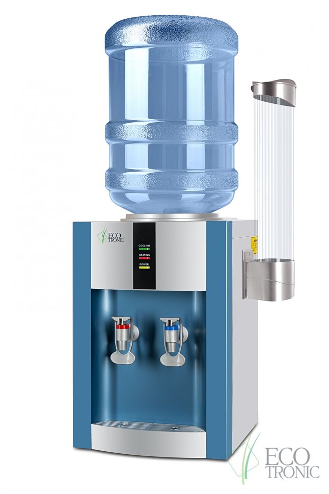 Кулер для воды Ecotronic H1-TN Blue настольный без охлаждения