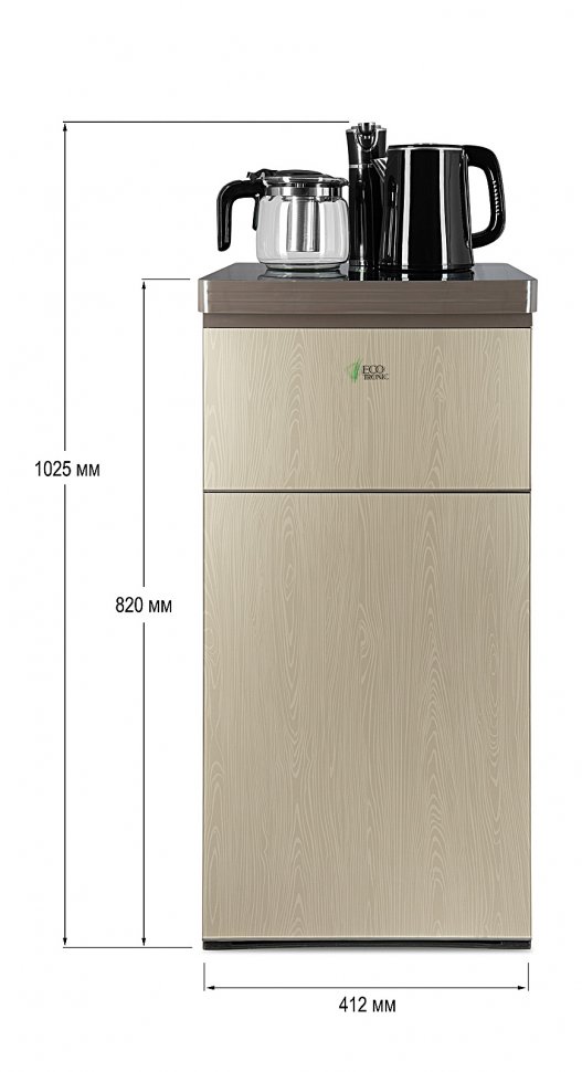 Кулер с чайным столиком Тиабар Ecotronic TB7-LE gold