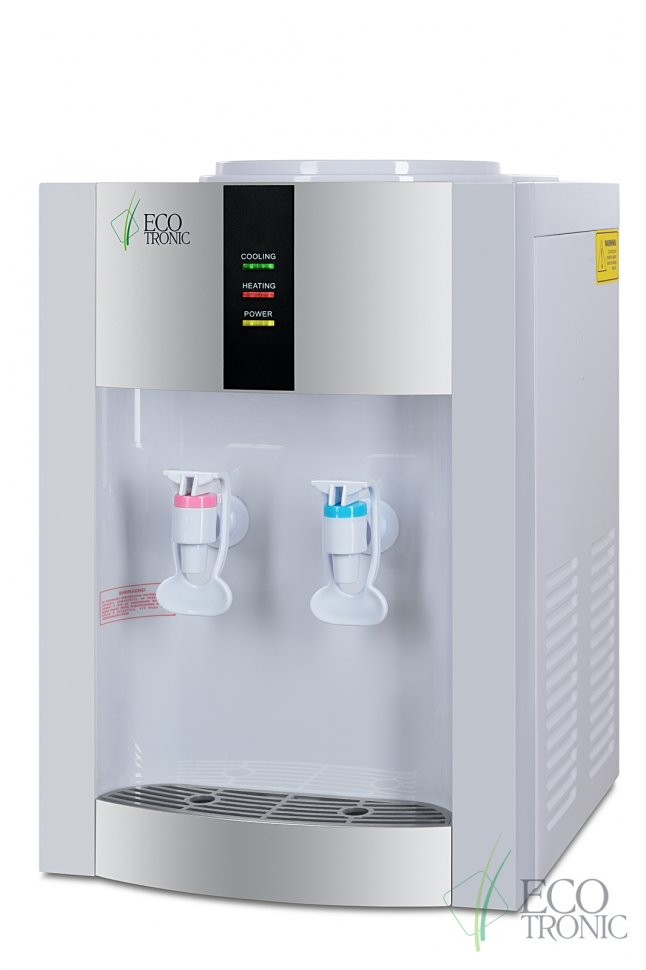 Кулер для воды Ecotronic H1-T белый настольный компрессорный