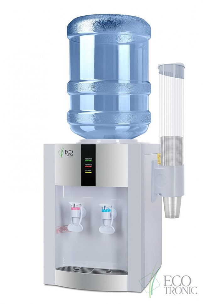 Кулер для воды Ecotronic H1-TE белый настольный электронный