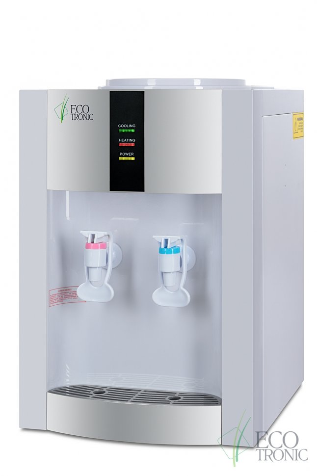 Кулер для воды Ecotronic H1-TE белый настольный электронный