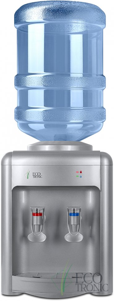 Кулер для воды Ecotronic H2-TE серебро настольный электронный