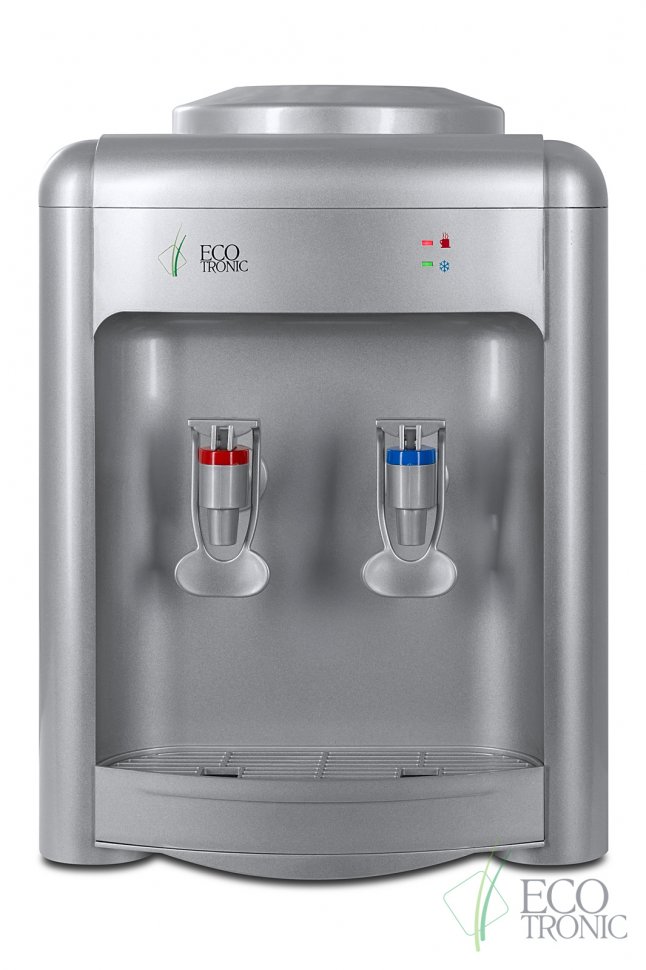Кулер для воды Ecotronic H2-TE серебро настольный электронный