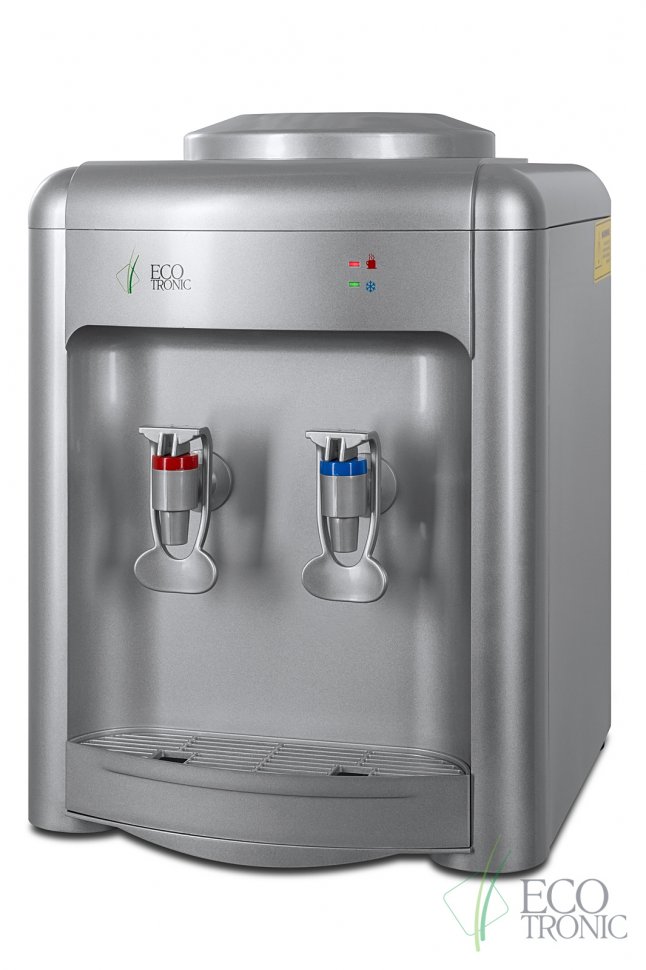Кулер для воды Ecotronic H2-TE серебро настольный электронный