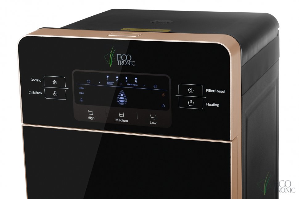 Пурифайер Ecotronic M15-U4LKEM черно-золотой электронный