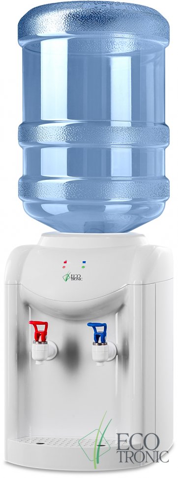 Кулер для воды Ecotronic K1-TN белый настольный с нагревом без охлаждения