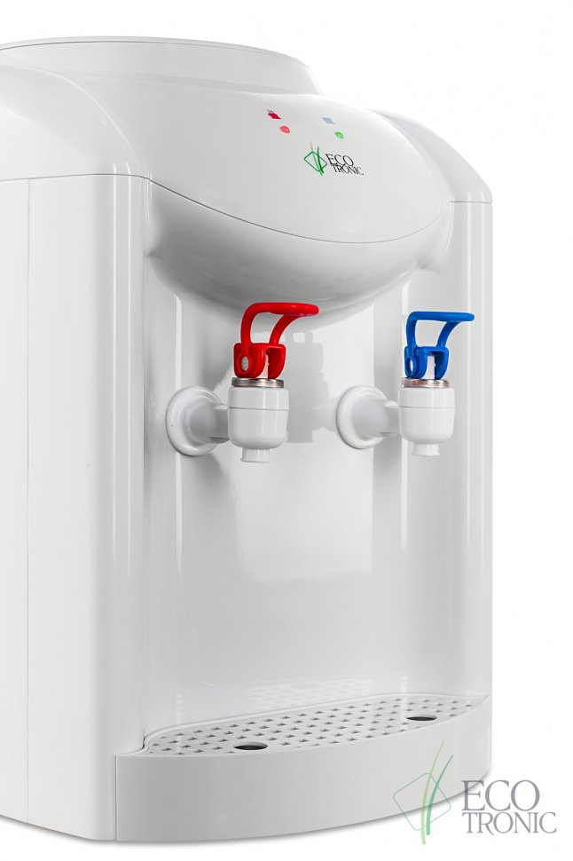 Кулер для воды Ecotronic K1-TN белый настольный с нагревом без охлаждения