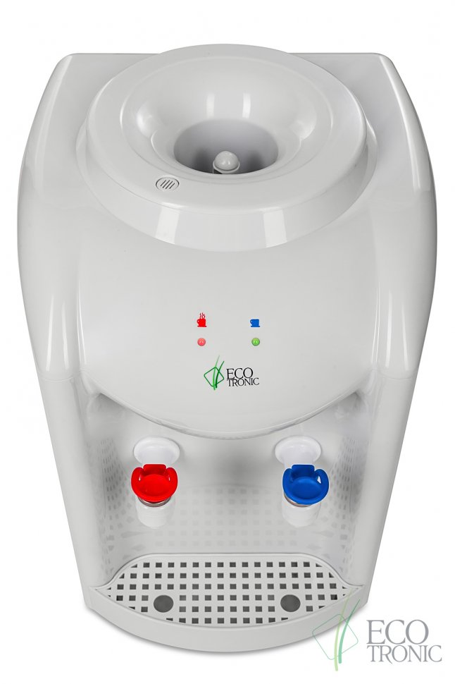 Кулер для воды Ecotronic K1-TN белый настольный с нагревом без охлаждения