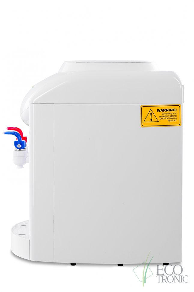 Кулер для воды Ecotronic K1-TE белый настольный электронный