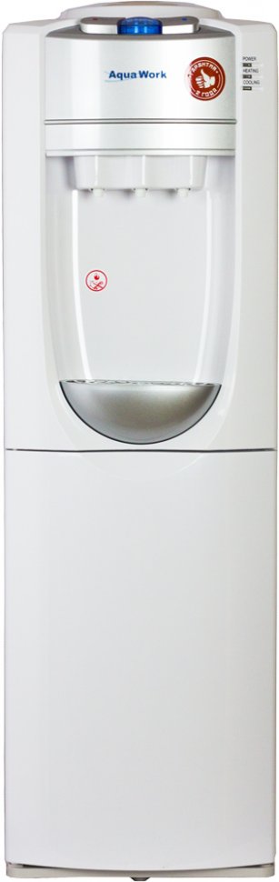 Кулер для воды Aqua Work 712-S-B белый с холодильником компрессорный
