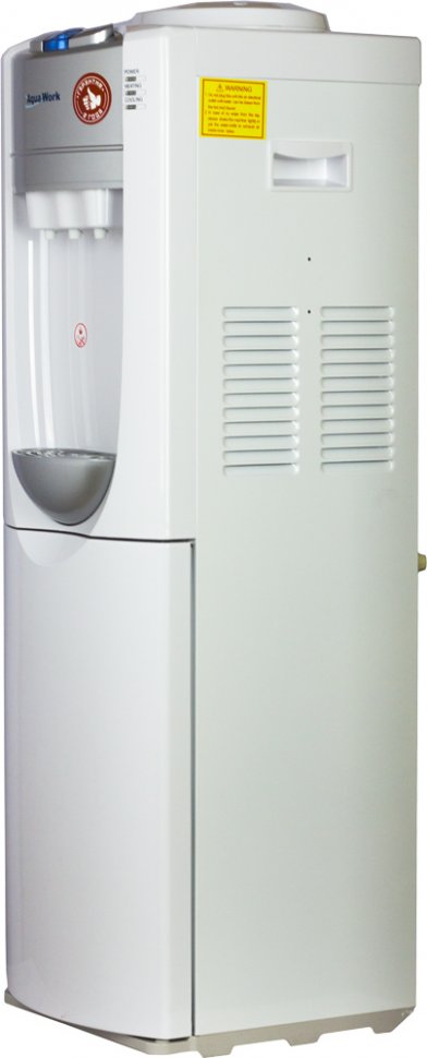 Кулер для воды Aqua Work 712-S-B белый с холодильником компрессорный