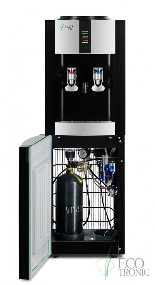 Кулер для воды Ecotronic H1-L CARBO черный компрессорный