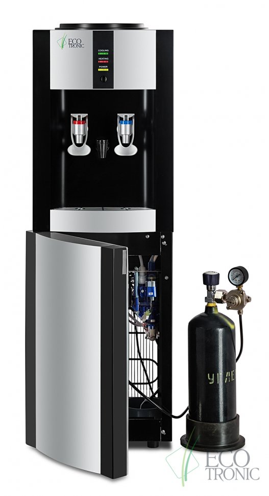 Кулер для воды Ecotronic H1-L CARBO черный компрессорный