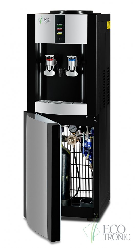 Кулер для воды Ecotronic H1-L CARBO черный компрессорный