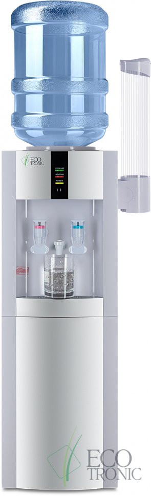 Кулер для воды Ecotronic H1-L CARBO белый компрессорный