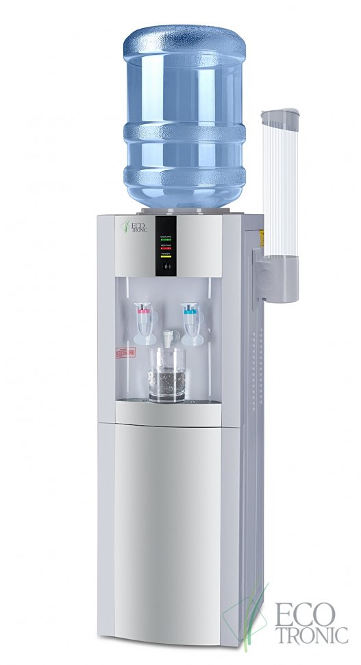 Кулер для воды Ecotronic H1-L CARBO белый компрессорный