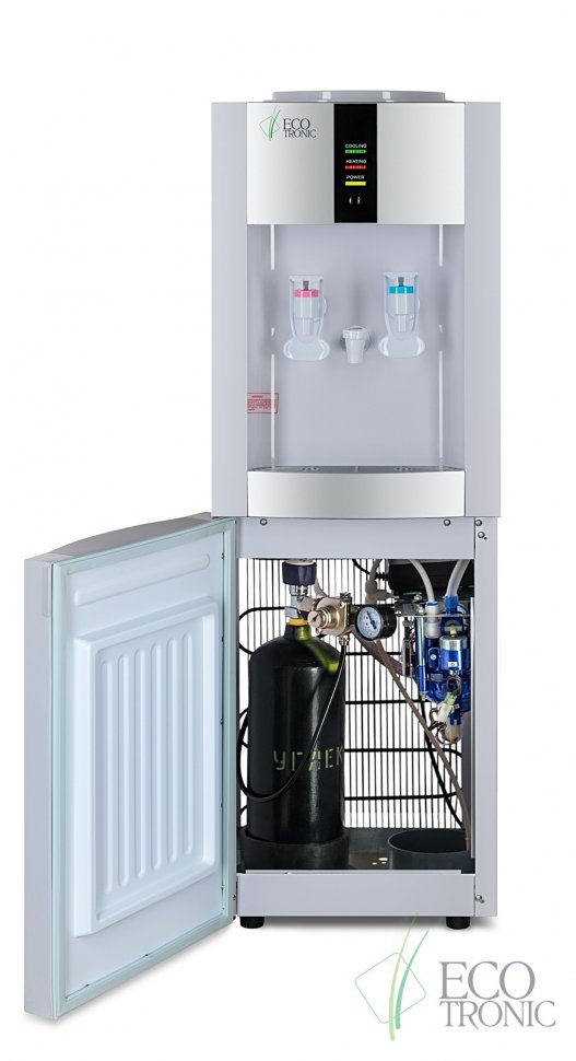 Кулер для воды Ecotronic H1-L CARBO белый компрессорный