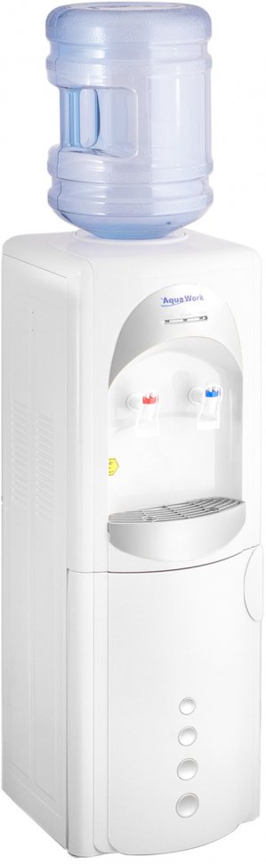 Кулер для воды Aqua Work 28-L-B/B серебро с холодильником компрессорный