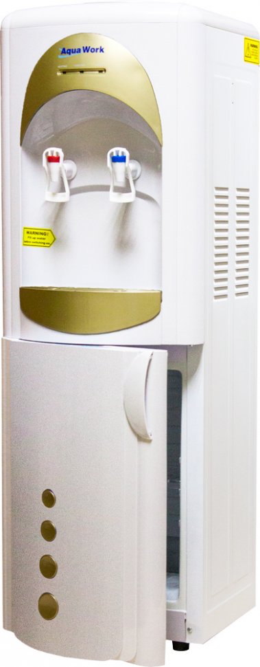 Кулер для воды Aqua Work 28-L-B/B золотой с холодильником компрессорный