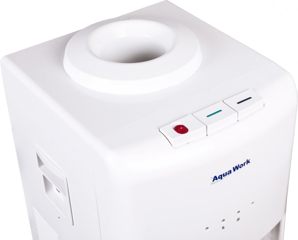 Кулер для воды Aqua Work 1345-S-B белый с холодильником компрессорный