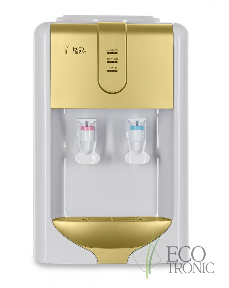 Кулер для воды Ecotronic H3-TE Gold настольный электронный