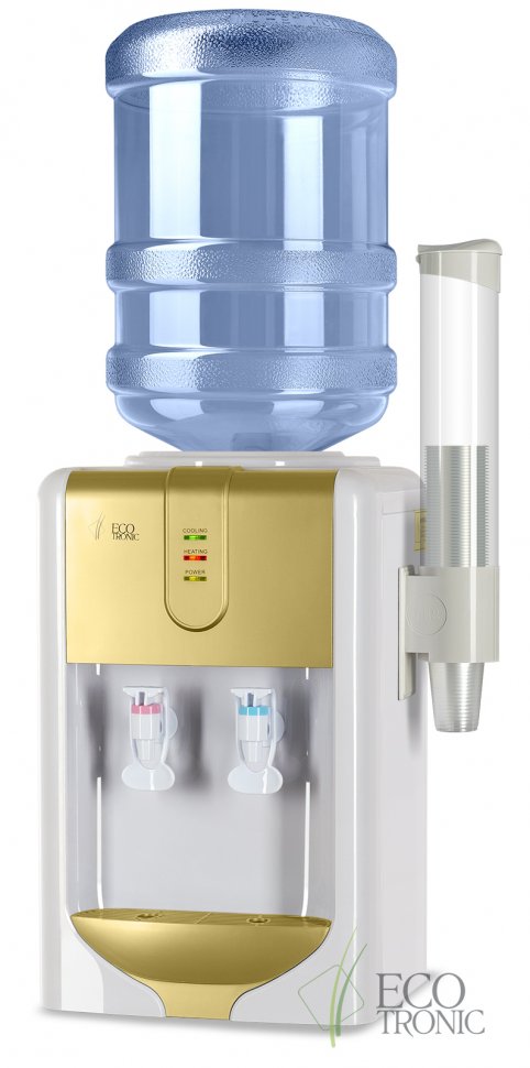Кулер для воды Ecotronic H3-TE Gold настольный электронный